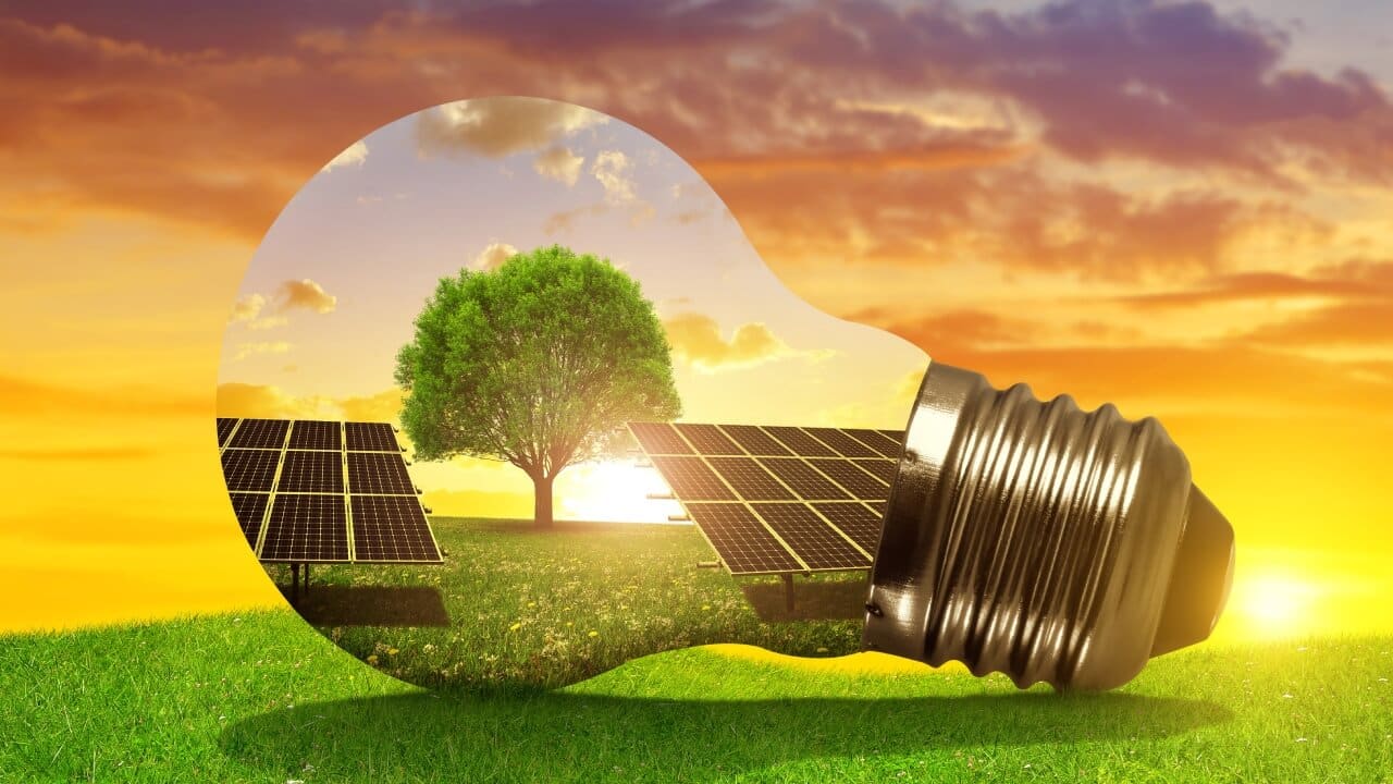 Solar panels help the environment